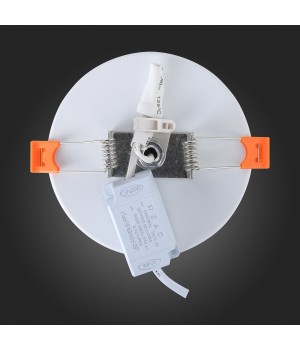 ST104.502.06 Светильник потолочный Белый LED 1*6W 3000K 468Lm Ra>80 120° IP20 D110xH20 170-240V CIAMELLA-foto9