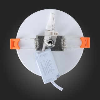 ST104.502.06 Светильник потолочный Белый LED 1*6W 3000K 468Lm Ra>80 120° IP20 D110xH20 170-240V CIAMELLA-foto9