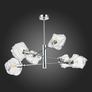 SL1175.102.06 Люстра потолочная ST-Luce хром/прозрачный E14 6*40W Portici-foto8