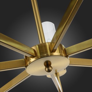 SL1159.303.07 Люстра подвесная ST-Luce Латунь/Латунь, Прозрачный E14 7*60W ACAZIO-foto3