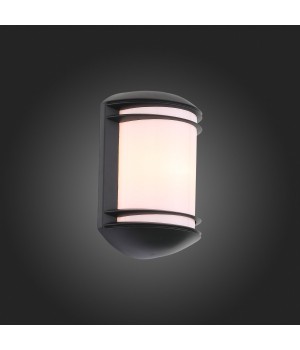 SL076.401.01 Светильник уличный настенный ST-Luce Черный/Белый E27 1*60W AGIO-foto6