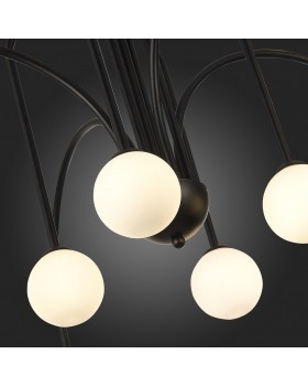 SL1204.402.08 Люстра потолочная ST-Luce Черный/Белый G9 8*5W JINETO-foto3