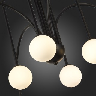 SL1204.402.08 Люстра потолочная ST-Luce Черный/Белый G9 8*5W JINETO-foto3