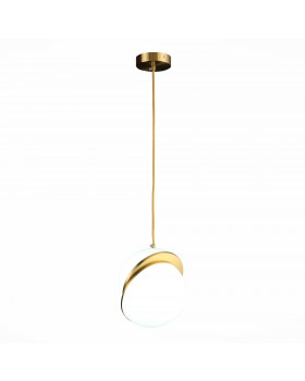 SL1164.303.01 Светильник подвесной ST-Luce Латунь/Белый E27 1*60W LAICO-foto3