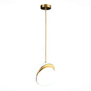 SL1164.303.01 Светильник подвесной ST-Luce Латунь/Белый E27 1*60W LAICO-foto3