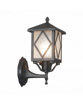 SL084.401.01 Светильник уличный настенный ST-Luce Черный/Черный, Прозрачный E27 1*60W LORNE-foto3