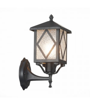SL084.401.01 Светильник уличный настенный ST-Luce Черный/Черный, Прозрачный E27 1*60W LORNE-foto3