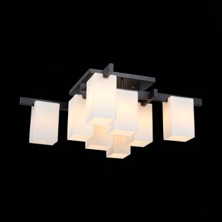 SL541.402.08 Люстра потолочная ST-Luce Черный/Белый E27 8*40W (из 2-х коробок) CASET-foto2