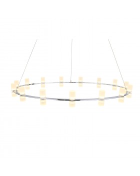 SL799.103.15 Люстра подвесная ST-Luce Хром/Белый LED 15*4W 3200K CILINDRO-foto3