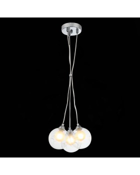 SL431.113.03 Светильник подвесной ST-Luce Хром/Прозрачный, Белый G9 3*5W DUALITA-foto2