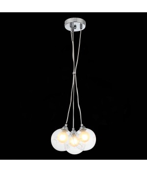SL431.113.03 Светильник подвесной ST-Luce Хром/Прозрачный, Белый G9 3*5W DUALITA-foto2