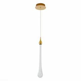 SL6103.203.01 Подвес ST-Luce Золотистый/Прозрачный LED 1*3W 4000K Faenza-foto2