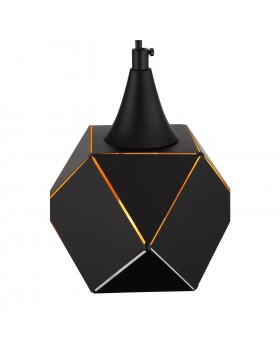 SL258.403.01 Светильник подвесной ST-Luce Черный/Черный, Золото E14 1*40W ENIGMA-foto3