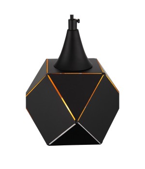 SL258.403.01 Светильник подвесной ST-Luce Черный/Черный, Золото E14 1*40W ENIGMA-foto3