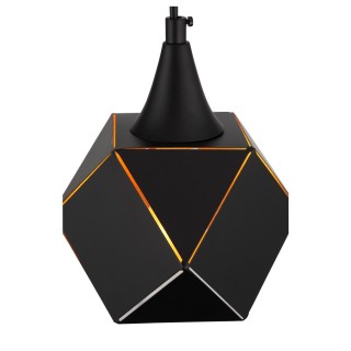 SL258.403.01 Светильник подвесной ST-Luce Черный/Черный, Золото E14 1*40W ENIGMA-foto3