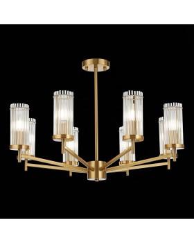 SL1233.302.08 Люстра потолочная ST-Luce Латунь/Прозрачный E14 8*60W BITONTO-foto5