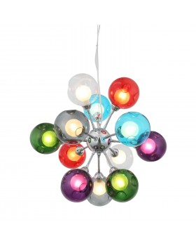 SL431.153.12 Люстра подвесная ST-Luce Хром/Разноцветный, Белый G9 12*5W DUALITA-foto2