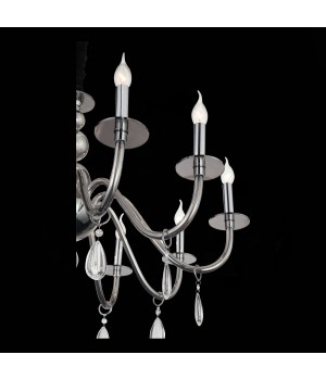 SL1113.403.10 Люстра подвесная ST-Luce Хром, Дымчатый, Прозрачный E14 10*40W SIEMA-foto9