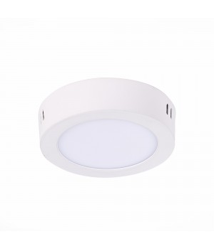 ST112.532.06 Светильник настенно-потолочный Белый LED 1*6W 3000K 330Lm Ra80 120° IP20 D110xH28 90-265V NUBES-foto2