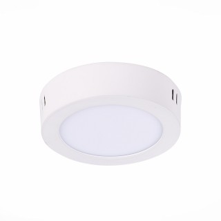 ST112.532.06 Светильник настенно-потолочный Белый LED 1*6W 3000K 330Lm Ra80 120° IP20 D110xH28 90-265V NUBES-foto2