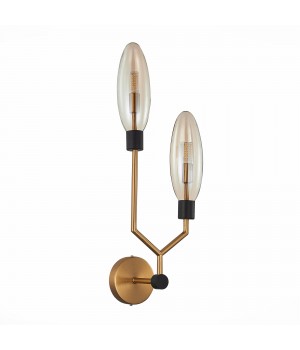 SL1174.301.02 Бра ST-Luce Латунь/Коньячный G9 2*5W DESIMA-foto2