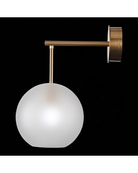 SL1133.501.01 Бра ST-Luce Латунь/Белый E27 1*40W BOPONE-foto6