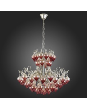 SL659.203.06 Люстра подвесная ST-Luce Шампань/Коньяк E14 6*40W FRUTTI-foto8