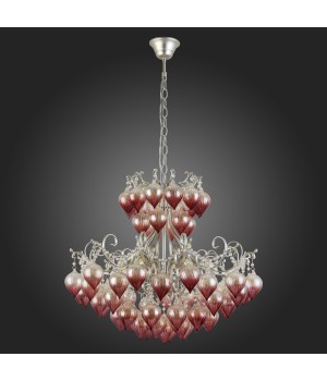 SL659.203.06 Люстра подвесная ST-Luce Шампань/Коньяк E14 6*40W FRUTTI-foto8