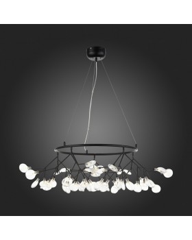 SL411.433.45 Люстра подвесная ST-Luce Черный/Прозрачный G4 45*1,5W RICCARDO-foto5