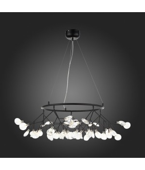 SL411.433.45 Люстра подвесная ST-Luce Черный/Прозрачный G4 45*1,5W RICCARDO-foto5