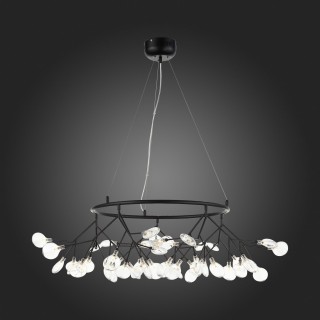 SL411.433.45 Люстра подвесная ST-Luce Черный/Прозрачный G4 45*1,5W RICCARDO-foto5