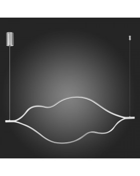 SL6106.103.56 Светильник подвесной ST-Luce Никель/Белый LED 1*56W 4000K Cortile-foto5