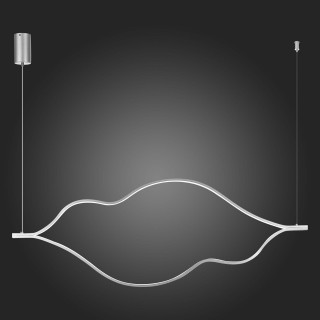 SL6106.103.56 Светильник подвесной ST-Luce Никель/Белый LED 1*56W 4000K Cortile-foto5