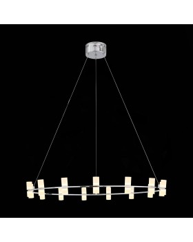 SL799.103.15 Люстра подвесная ST-Luce Хром/Белый LED 15*4W 3200K CILINDRO-foto4