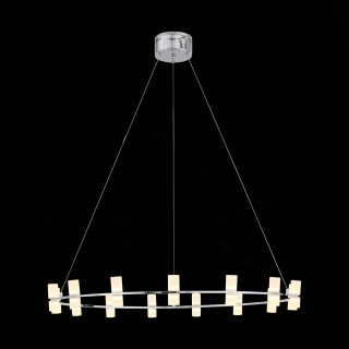 SL799.103.15 Люстра подвесная ST-Luce Хром/Белый LED 15*4W 3200K CILINDRO-foto4