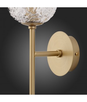 SL1152.201.01 Светильник настенный ST-Luce Золотистый/Прозрачный G9 1*5W ARCOBALINO-foto3