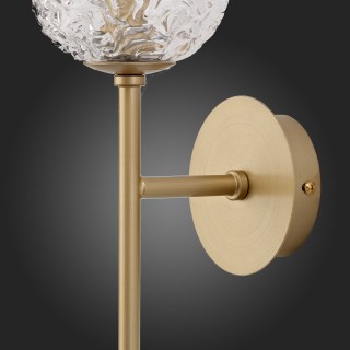 SL1152.201.01 Светильник настенный ST-Luce Золотистый/Прозрачный G9 1*5W ARCOBALINO-foto3