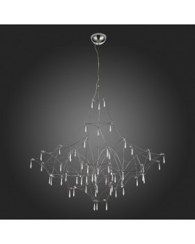 SL797.113.114 Люстра подвесная ST-Luce Хром, Прозрачный LED 114*0,45W 3000K GRAVETTA-foto8