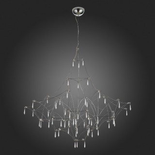 SL797.113.114 Люстра подвесная ST-Luce Хром, Прозрачный LED 114*0,45W 3000K GRAVETTA-foto8