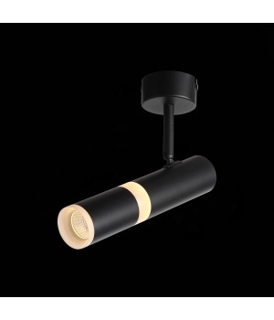 ST106.402.08 Светильник потолочный Черный LED 1*8W 3000K 624Lm Ra>80 D50xH165 170-240V ESCOPIO-foto9