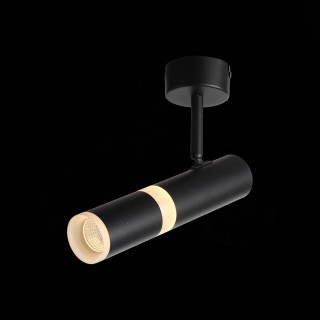 ST106.402.08 Светильник потолочный Черный LED 1*8W 3000K 624Lm Ra>80  D50xH165 170-240V ESCOPIO-foto9