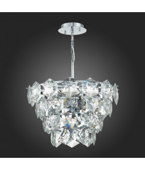 SL1631.103.06 Люстра подвесная ST-Luce Хром/Прозрачный E14 6*40W Viterbo-foto4