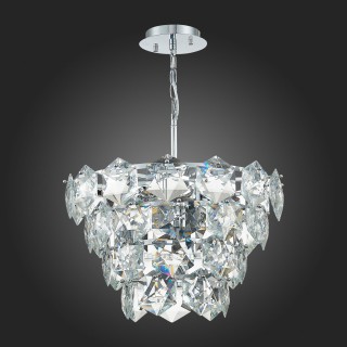 SL1631.103.06 Люстра подвесная ST-Luce Хром/Прозрачный E14 6*40W Viterbo-foto4