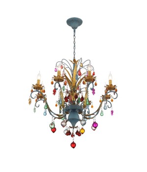 SL426.763.08 Люстра подвесная ST-Luce Разноцветный E14 8*40W JOANNA-foto2