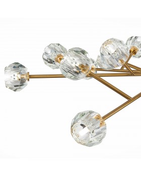 SL1166.303.18 Светильник подвесной ST-Luce Латунь/Прозрачный G9 LED 18*5W ROMANO-foto10