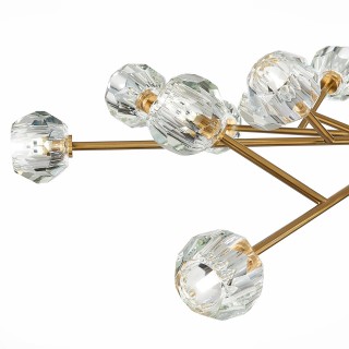 SL1166.303.18 Светильник подвесной ST-Luce Латунь/Прозрачный G9 LED 18*5W ROMANO-foto10