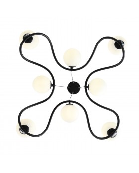 SL1502.403.08 Светильник подвесной ST-Luce Черный/Белый G9 8*5W LEGATEZZA-foto13