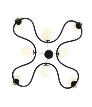 SL1502.403.08 Светильник подвесной ST-Luce Черный/Белый G9 8*5W LEGATEZZA-foto13