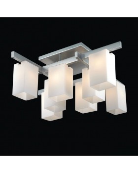 SL541.102.08 Люстра потолочная ST-Luce Никель/Белый E27 8*40W CASET-foto2