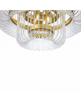 SL1228.203.12 Люстра подвесная ST-Luce Золотистый/Прозрачный E14 12*40W GROSSETO-foto6